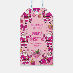 Funny Santa Friendsmas Christmas Party Gift Tags