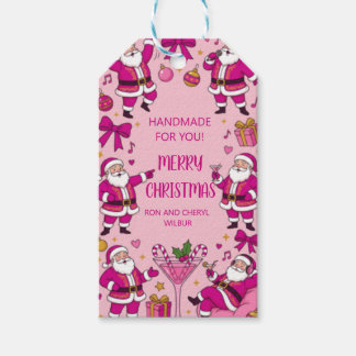 Funny Santa Friendsmas Christmas Party Gift Tags