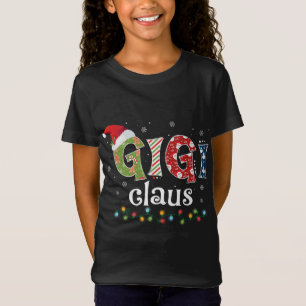Funny Santa Gigi Claus Christmas Pajama Family Mat T-Shirt
