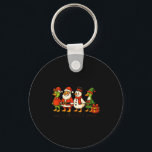 Funny Santa Goose Snowman Just A Christmas Goose X Key Ring<br><div class="desc">Funny Santa Goose Snowman Just A Christmas Goose Xmas Party</div>