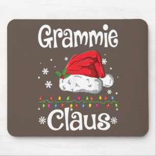 Funny Santa Grammie Claus Christmas Matching Famil Mouse Mat