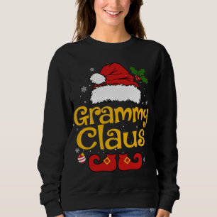 Funny Santa Grammy Claus Christmas Matching Family Sweatshirt