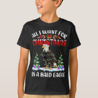 Funny Santa Hat All I Want For Christmas Is A Bald