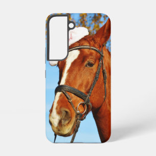 Funny Santa Hat Horse Christmas Samsung Galaxy Case