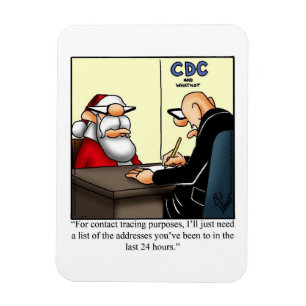 Funny Santa Humour Magnet Gift