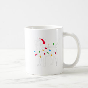Funny Santa Labrador Retriever Christmas Lights Do Coffee Mug