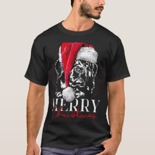 Funny Santa Newfoundland Newfie Merry Christmas do T-Shirt