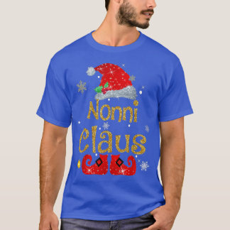 Funny Santa Nonni Claus Christmas Matching Family  T-Shirt