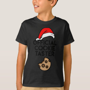 Funny Santa Official Cookie Taster Family Christma T-Shirt