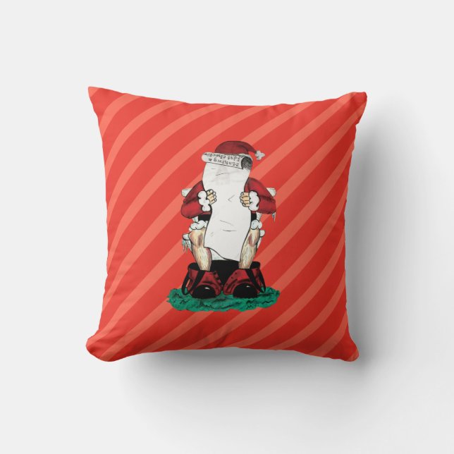 Funny Santa Pillow (Front)