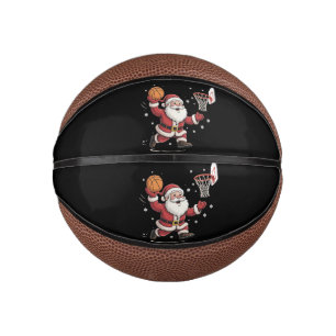 Funny Santa Playing Basketball Christmas Gift Xmas