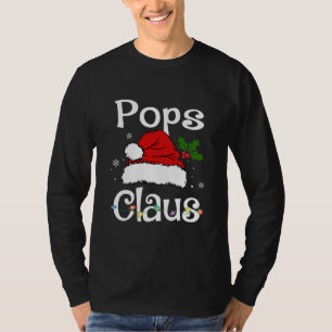 Funny Santa Pops Claus Christmas Matching Family T-Shirt