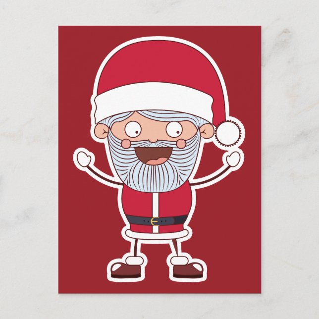 Funny Santa postcard (Front)