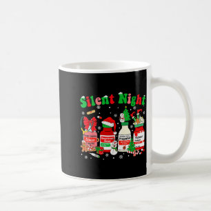 Funny Santa Profol Silent Night Icu Nurses Merry C Coffee Mug