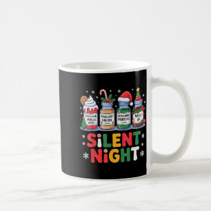 Funny Santa Profol Silent Night Icu Nurses Merry C Coffee Mug