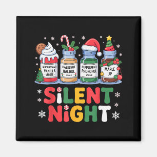 Funny Santa Profol Silent Night Icu Nurses Merry C Magnet