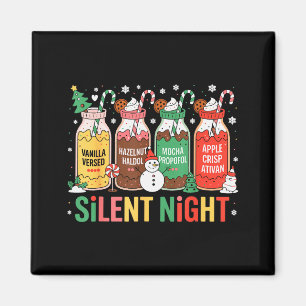 Funny Santa Profol Silent Night Icu Nurses Merry C Magnet