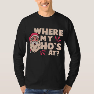 Funny Santa Pun Christmas Holiday T-Shirt
