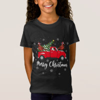 Funny Santa Riding Christmas Tree Truck Cardinal C