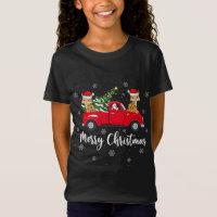 Funny Santa Riding Christmas Tree Truck Lynx Chris