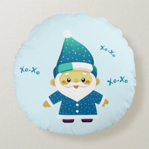 Funny Santa Round Cushion