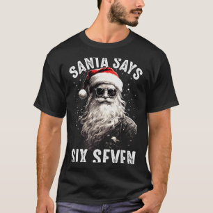 Funny Santa Says Six Seven Christmas Shirts Boys M