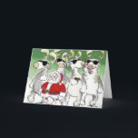 Funny Santa Secret Service Reindeer Christmas Card<br><div class="desc">Funny Santa Secret Service Reindeer</div>