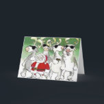 Funny Santa Secret Service Reindeer Christmas Card<br><div class="desc">Funny Santa Secret Service Reindeer</div>