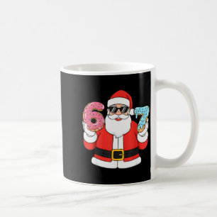 Funny Santa Six Seven 67 Ice Cream Drip Christmas  Coffee Mug