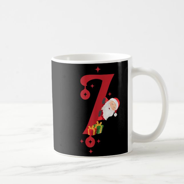 Funny Santa Six Seven Meme Pajama Christmas Matchi Coffee Mug (Right)