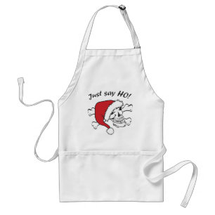 Funny Santa Skull Standard Apron