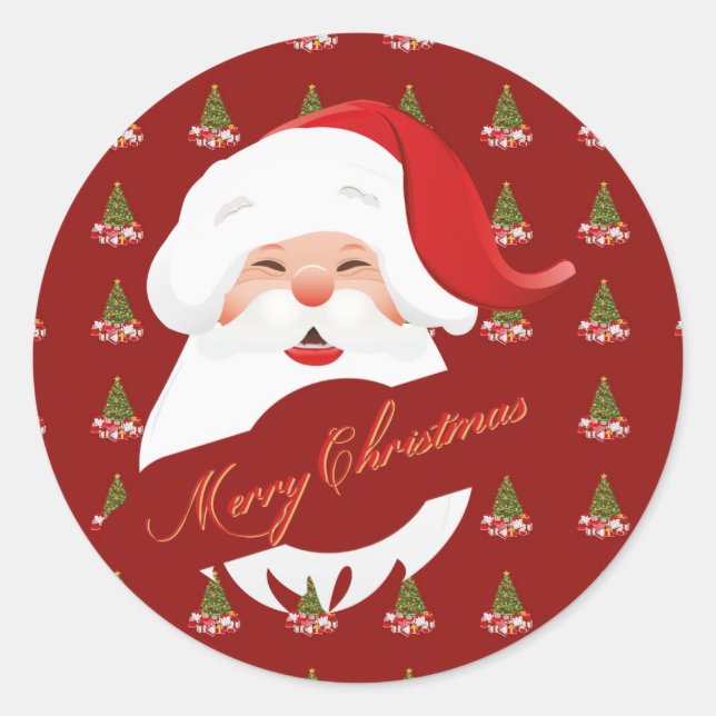Funny Santa - Sticker (Front)