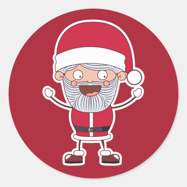 Funny Santa stickers (Front)