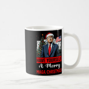 Funny Santa Trump Have Yourself A Merry Christmas  Coffee Mug