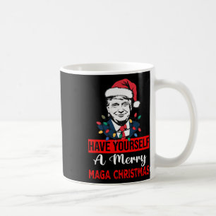 Funny Santa Trump Have Yourself A Merry Christmas  Coffee Mug