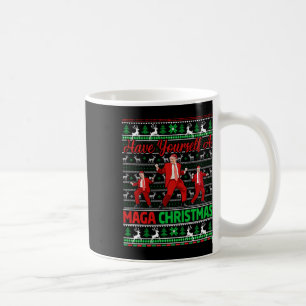 Funny Santa Trump Have Yourself A Merry Christmas  Coffee Mug