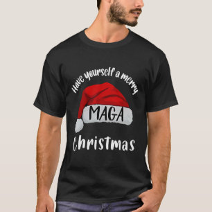Funny Santa Trump Have Yourself A Merry Christmas T-Shirt