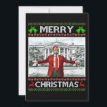 Funny Santa Trump Merry Christmas Holiday Card<br><div class="desc">Funny Santa Trump Merry Christmas</div>