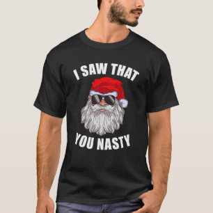 Funny Santa Ugly Christmas Sweater Xmas I Saw That