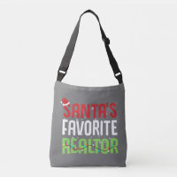 Funny Santa's Favorite Realtor Estate Agent Xmas