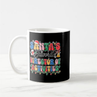 Funny Santas Favourite Director Of Activities Coffee Mug