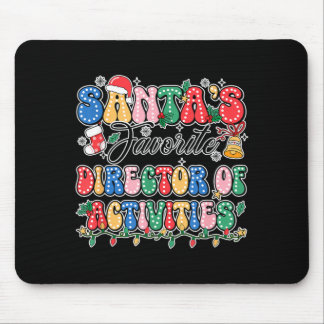 Funny Santas Favourite Director Of Activities Mouse Mat