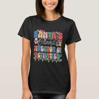 Funny Santas Favourite Director Of Activities T-Shirt