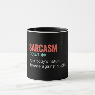 Funny Sarcasm Definition Mug