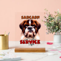 Funny sarcasm dog word art