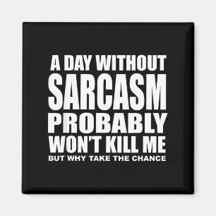 Funny Sarcasm Sarcastic Quote Humor Men Women Magnet