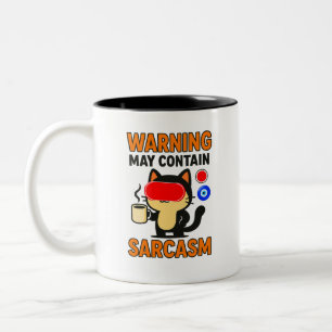 Funny Sarcasm Two-Tone Coffee Mug