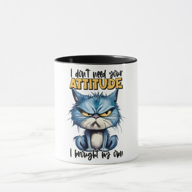 Funny/Sarcastic Animal Sayings/Cat Mug (Center)