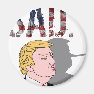 Funny sarcastic anti President Donald Trump Magnet