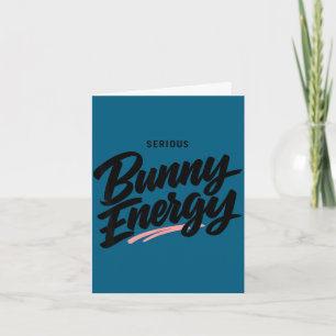 Funny sarcastic bunny easter quote trendy spring card